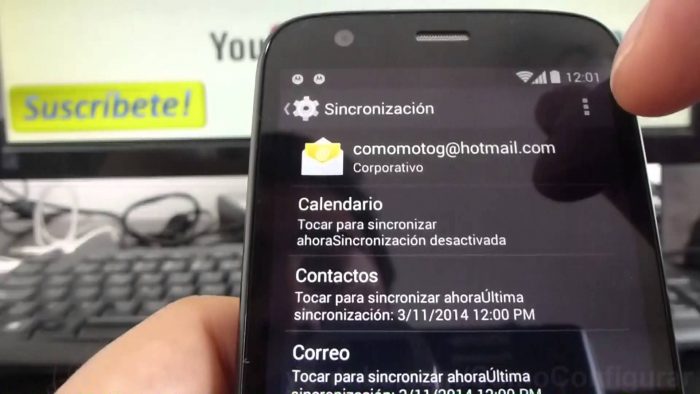 Cómo utilizar Hotmail en un teléfono Android